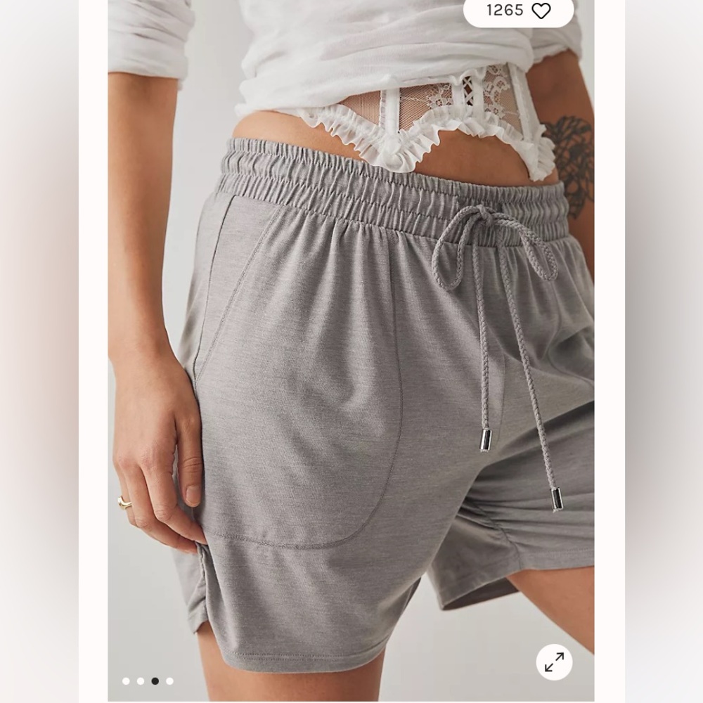 Free People Intimately Mix It Up Short Various Sizes Gray New Without Tags - Picture 3 of 4